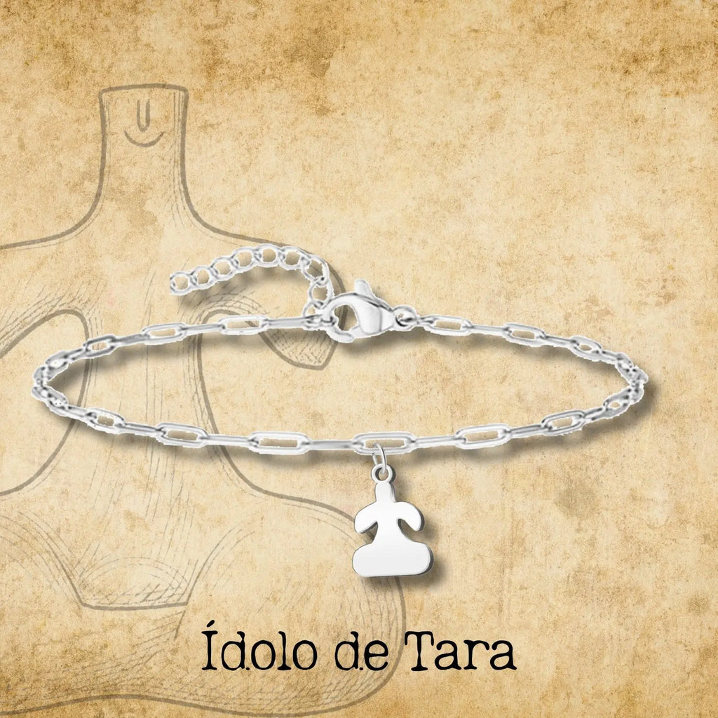 Pulsera Con Idolo de Tara Acero Plateado - cotigo