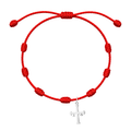Pulsera 7 Nudos con Cruz de la Victoria en Acero