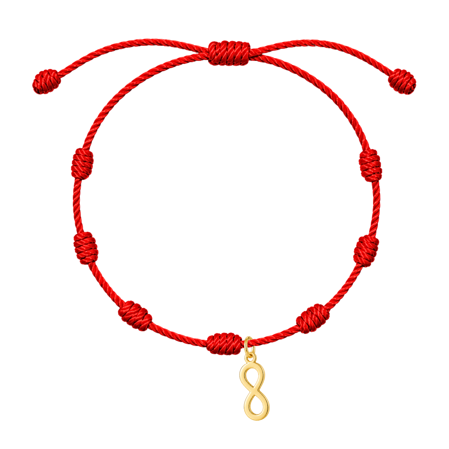 Pulsera 7 Nudos con Símbolo de Infinito