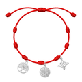 Pulsera 7 nudos Tetragrámaton, Nudo de Bruja y Árbol de la Vida