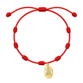 Pulsera 7 Nudos Birjina Begoña Dorado