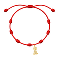 Pulsera 7 Nudos Virgen de la Esperanza Macarena Acero Dorado