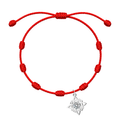 Pulsera 7 Nudos con Nudo de Bruja y Circonita