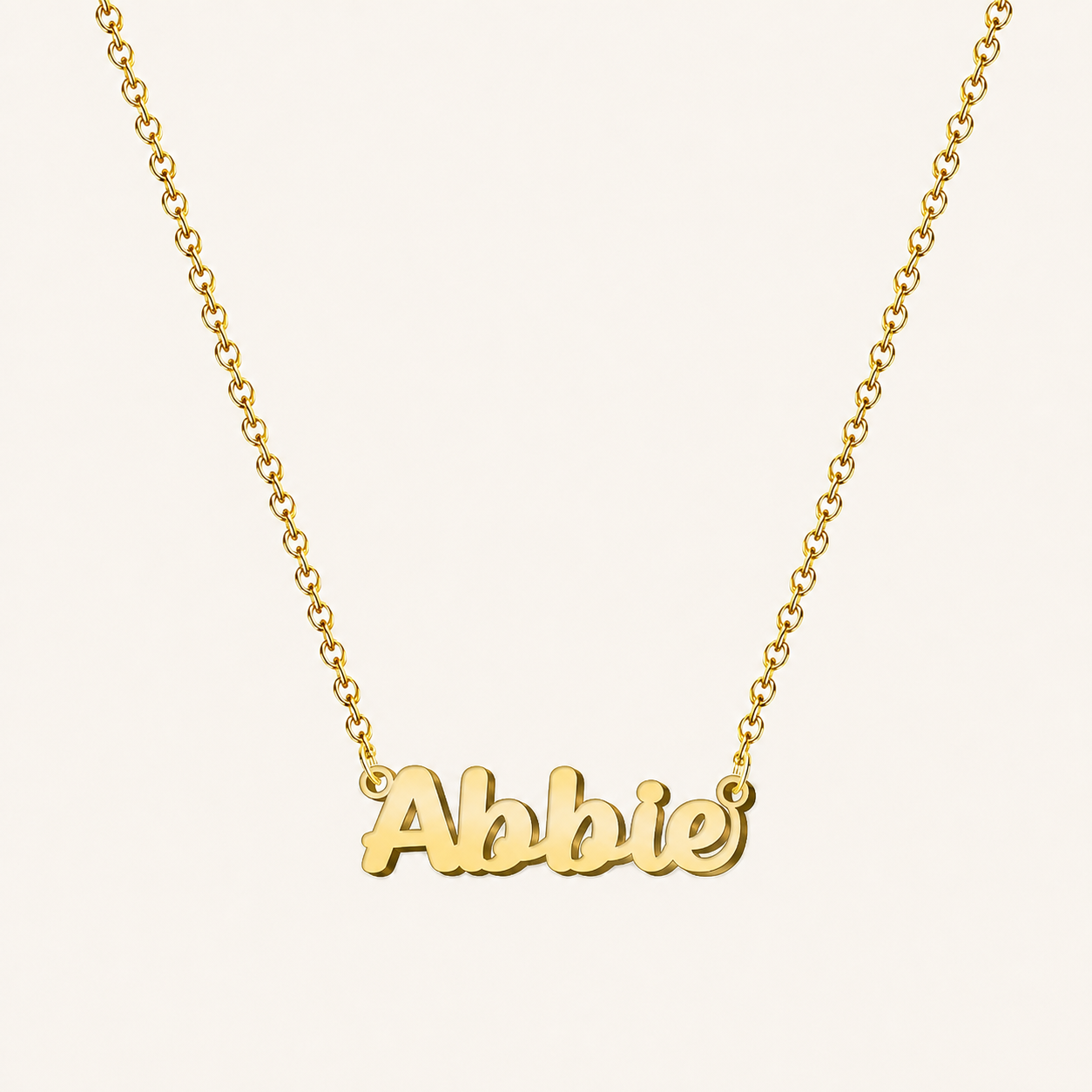 Collar con nombre personalizado Abbie - IMAGEN2 V5