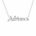 Collar con nombre personalizado Adriana - Plateado - IMAGEN2 V3