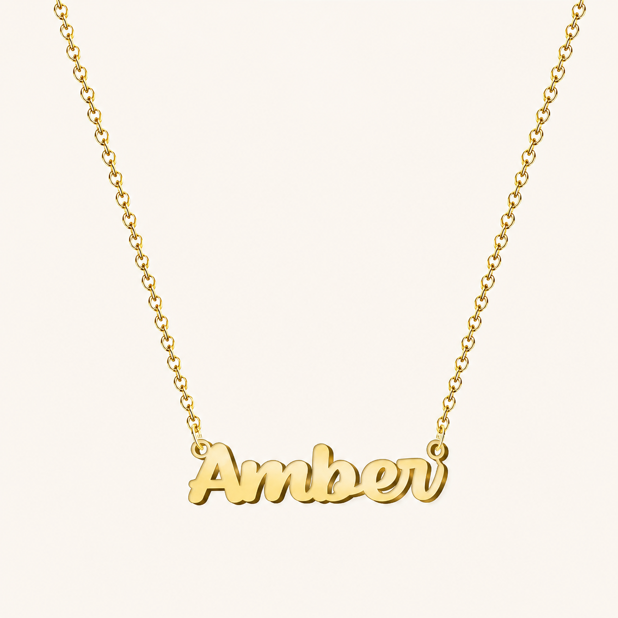 Collar con nombre personalizado Amber - IMAGEN2 V5