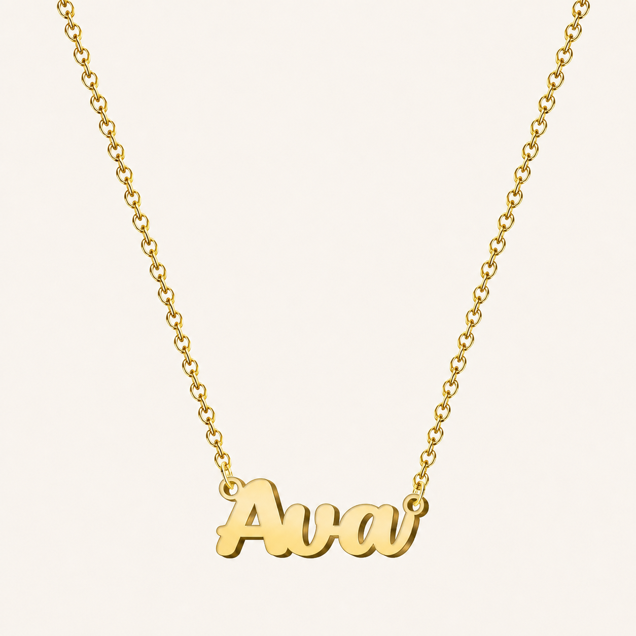 Collar con nombre personalizado Ava - IMAGEN2 V5