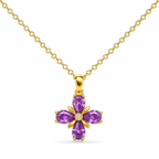 Colgante Flor Morada