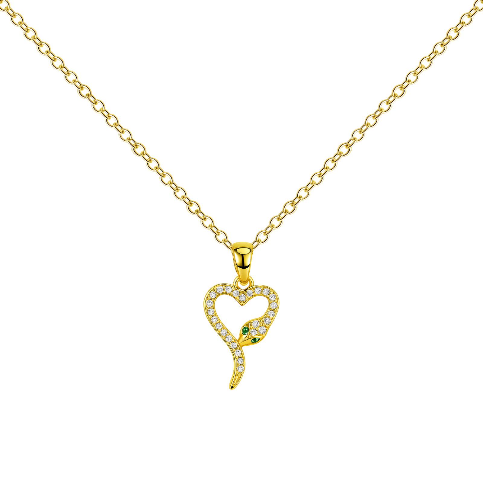Colgante Corazón Infinito Dorado