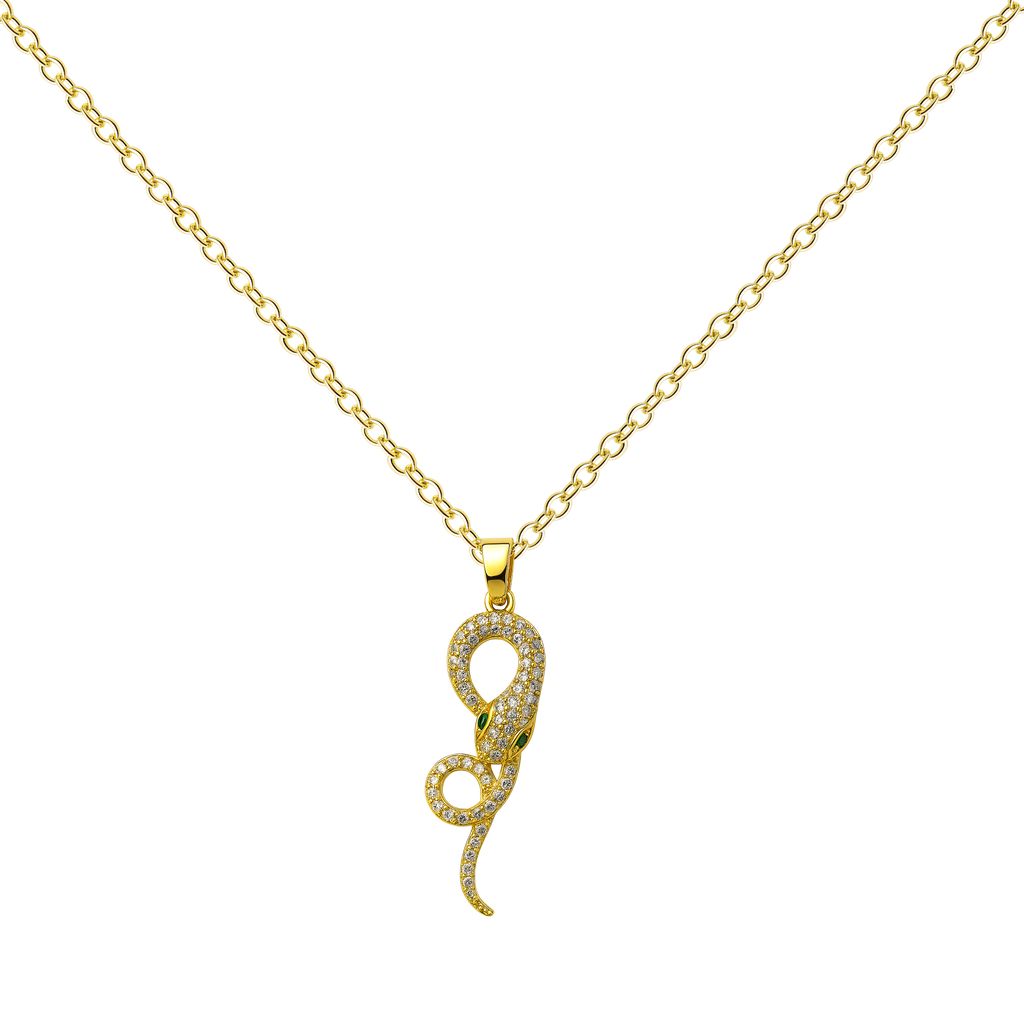 Colgante Serpiente con Circonitas