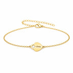Pulsera Candado en Acero Inoxidable sobre fondo blanco