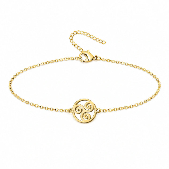 Pulsera Trisquel en Acero Inoxidable