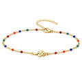 Pulsera Multicolor con Serpiente en Acero Inoxidable sobre fondo blanco