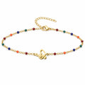 Pulsera Multicolor con Nota Musical en Acero Inoxidable sobre fondo blanco
