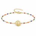 Pulsera Multicolor con Amanecer en Acero Inoxidable sobre fondo blanco