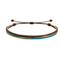 Pulsera de Cordón Encerado Multihilo sobre fondo blanco