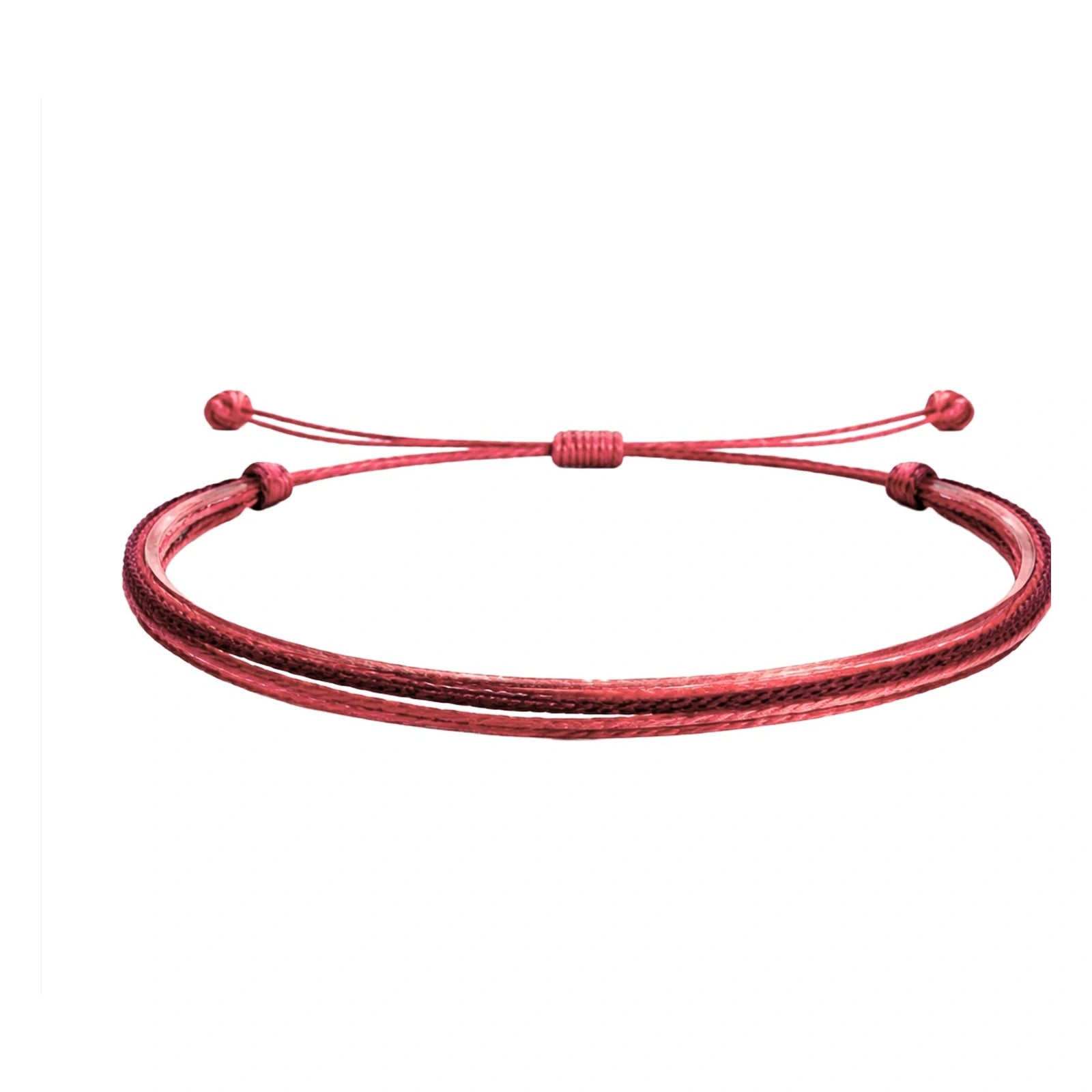 Pulsera de Cordón Encerado Multihilo sobre fondo blanco