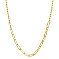 Collar de Cadena Acero color Dorado para CHARM cotigo