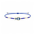 Pulsera de Cuentas con Pez a Rayas sobre fondo blanco