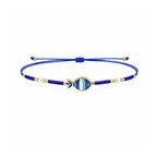 Pulsera de Cuentas con Pez a Rayas sobre fondo blanco