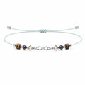 Pulsera de Piedras Naturales con Infinito sobre fondo blanco