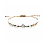 Pulsera de Piedras Naturales con Árbol de la Vida sobre fondo blanco