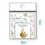 Charm Acero Dorado Chapado Oro 14K Corona Colgante detalle