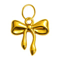 Charm colgante de lazo con aro de acero