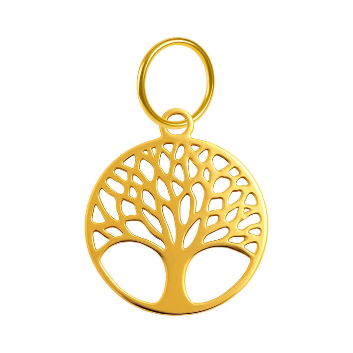Charm Acero Inoxidable Dorado Árbol de la Vida en Blíster