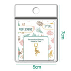 Charm Cobre Chapado Oro 14K con Circonita Flamenco Colgante detalle