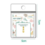 Charm Cobre Chapado Oro 14K con Circonita Imperdible detalle