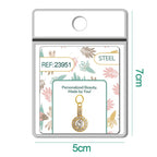 Charm Cobre Chapado Oro 14K con Circonita Medallón Redondo Colgante detalle
