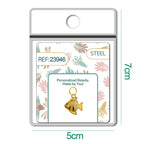 Charm Cobre Chapado Oro 14K con Circonita Pez Colgante detalle