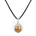 Colgante de Ágata 14 mm con Accesorio de Acero