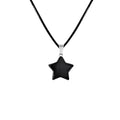 Colgante Estrella de Piedra Natural - Piedra Natural Ágata Negra - SKU 13198