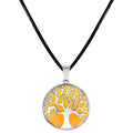 Colgante Árbol de Vida Jade Amarillo