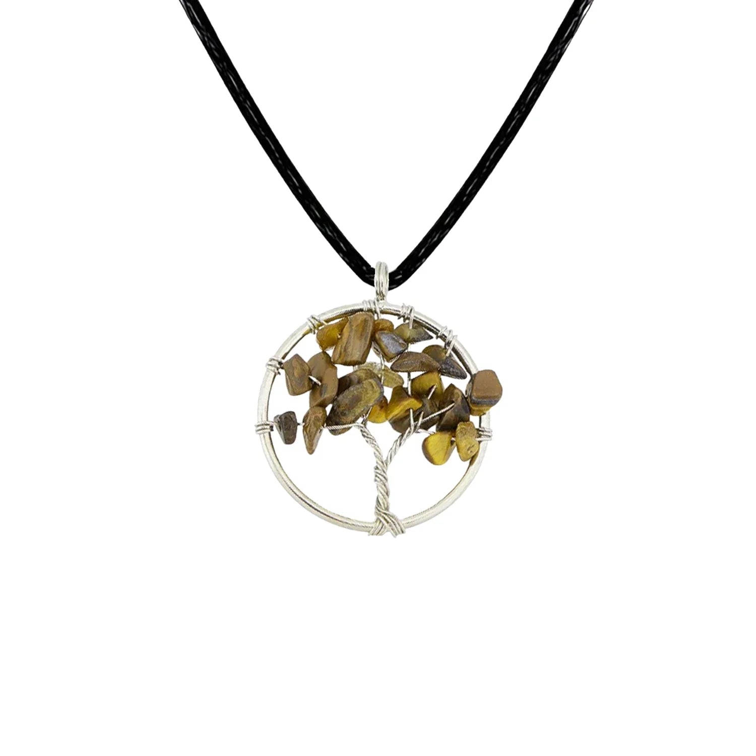 Colgante Árbol de Vida Ojo de Tigre
