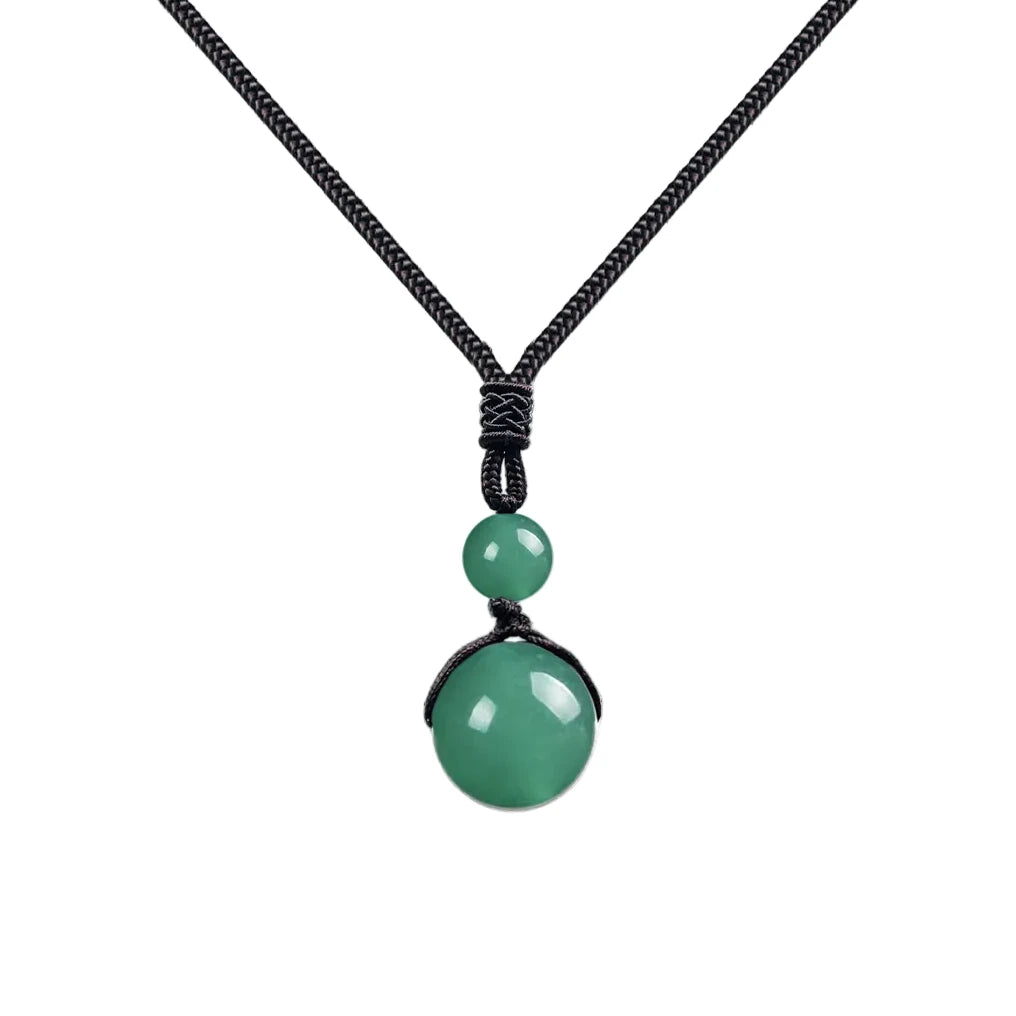 Colgante de Aventurina Verde Bola 14 Mm