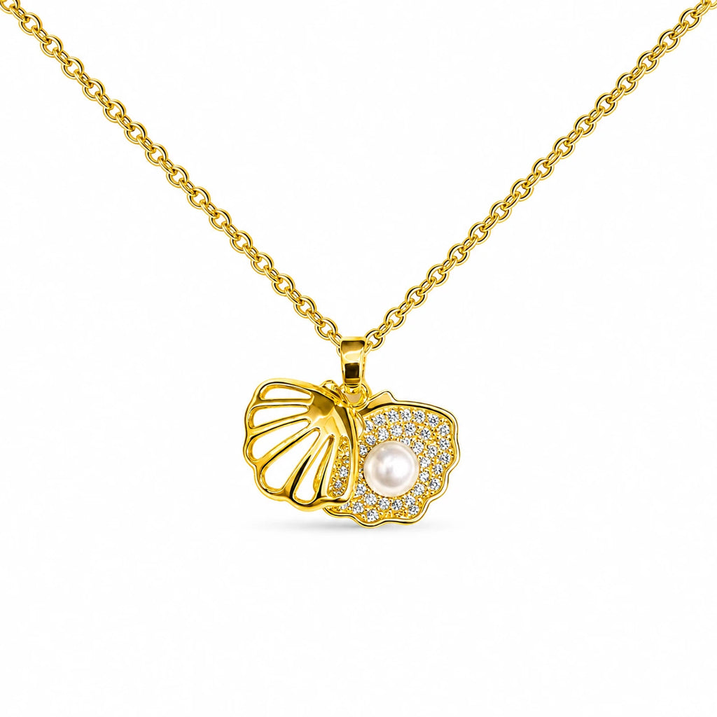 Colgante Concha con Perla detalle