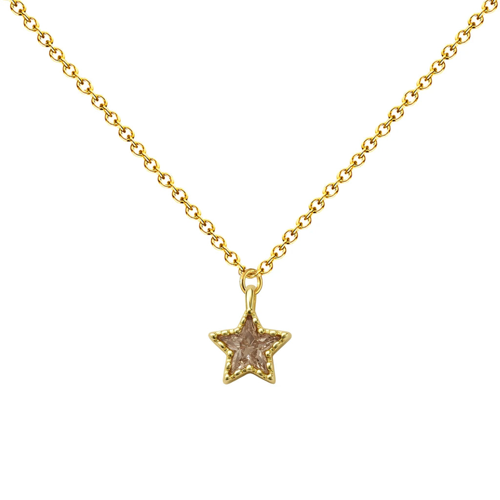 Colgante Estrella con Circonitas