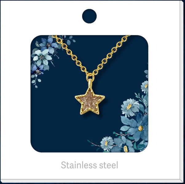 Colgante Estrella con Circonitas detalle