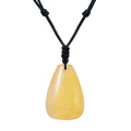 Colgante Gotita de Jade Amarillo