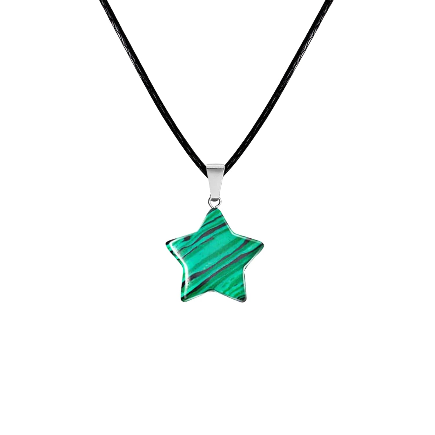 Colgante Malaquita en Forma de Estrella 13201