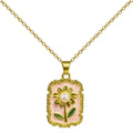 Colgante Margarita Rosa