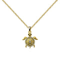 Colgante Timón con Alas Dorado