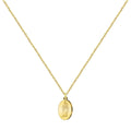 Collar Virgen Blanca Dorado