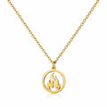 Collar Fuego Fallero Valencia en Acero Dorado
