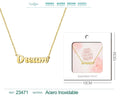 Collar en Inglés para Dream Acero con Sobre