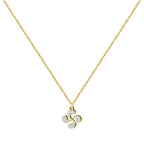 Collar Lauburu dorado con cristales brillantes, colgante cruz vasca de acero con tarjeta de regalo sobre vivir sin miedo