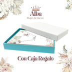 Collar Edición Nombre "alba" - Acero Tono Plateado diseño